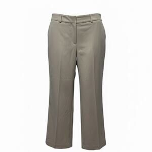 Lane Bryant Cream Tan Wide Leg Dress Trouser Pants